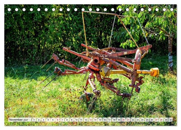 Produktbild: Landmaschinen im Dornr&ouml;schenschlaf (Tischkalender 2027 DIN A5 quer), CALVENDO Monatskalender