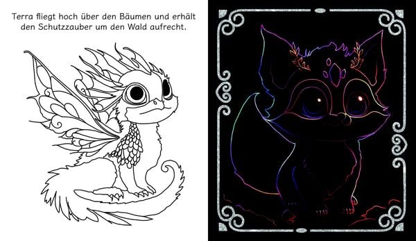 Produktbild: Fantasy Scratch Art - Fantastische Tiere
