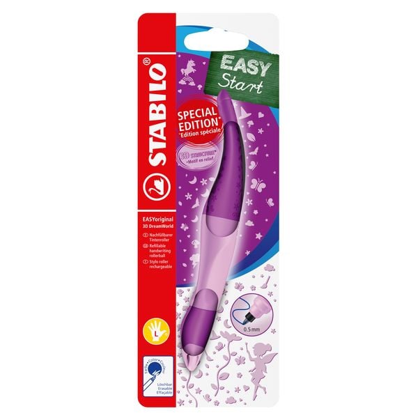 Produktbild: STABILO Tintenroller EASYoriginal 3D DreamWorld in pink, inkl. Patrone, f&uuml;r Linksh&auml;nder