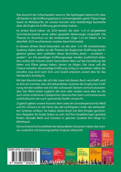 Produktbild: Er&ouml;ffnungen - Englische Er&ouml;ffnung Band 3 Systeme nach 1. c4 Sf6