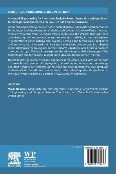 Produktbild: Advanced Bioprocessing for Alternative Fuels, Biobased Chemicals, and Bioproducts