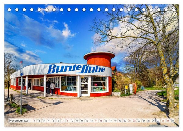 Produktbild: Ahrenshoop Impressionen (Tischkalender 2026 DIN A5 quer), CALVENDO Monatskalender
