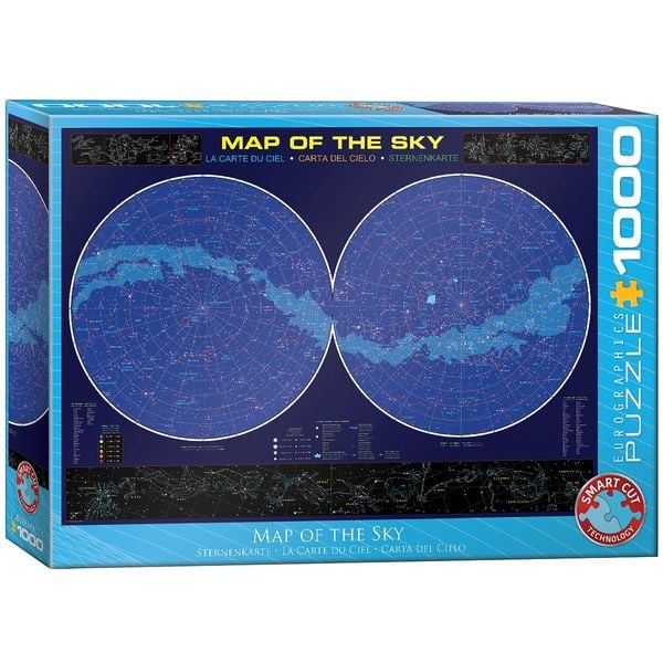 Puzzle 1000 Teile - Map of the Sky