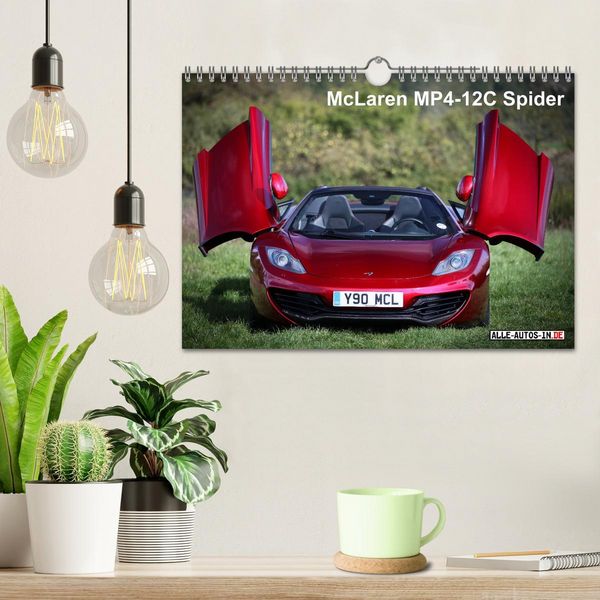 Produktbild: McLaren MP4-12C Spider (Wandkalender 2026 DIN A4 quer), CALVENDO Monatskalender