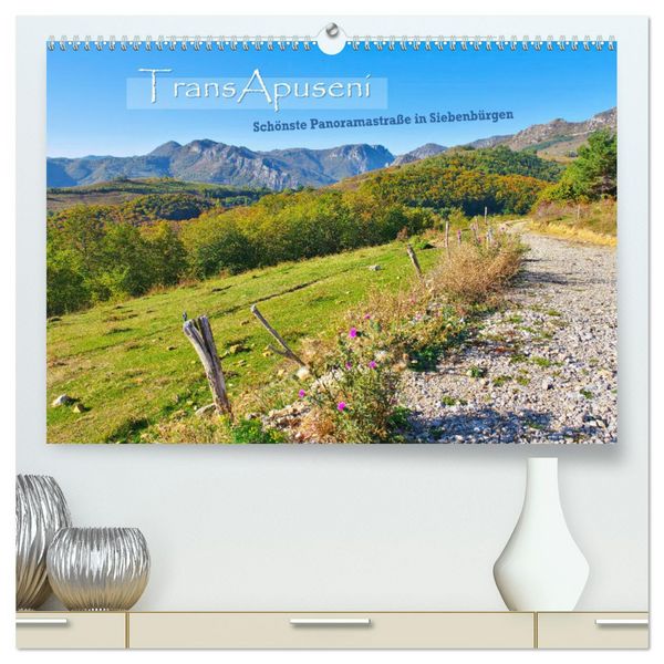 Produktbild: TransApuseni - Sch&ouml;nste Panoramastra&szlig;e in Siebenb&uuml;rgen (hochwertiger Premium Wandkalender 2026 DIN A2 quer), Kunstdruck in Hochglanz