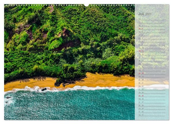 Produktbild: Malerisches Hawaii (Wandkalender 2027 DIN A2 quer), CALVENDO Monatskalender