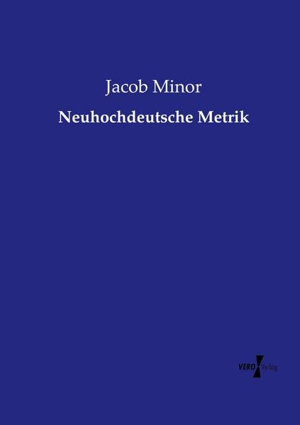 Produktbild: Neuhochdeutsche Metrik