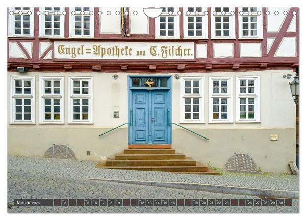 Produktbild: Ein Blick auf Homberg an der Efze in Farbe (Wandkalender 2026 DIN A4 quer), CALVENDO Monatskalender