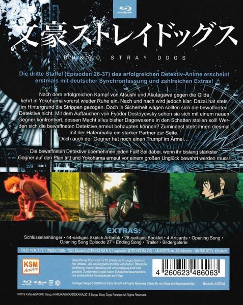 Produktbild: Bungo Stray Dogs - Staffel 3 [2 BRs]