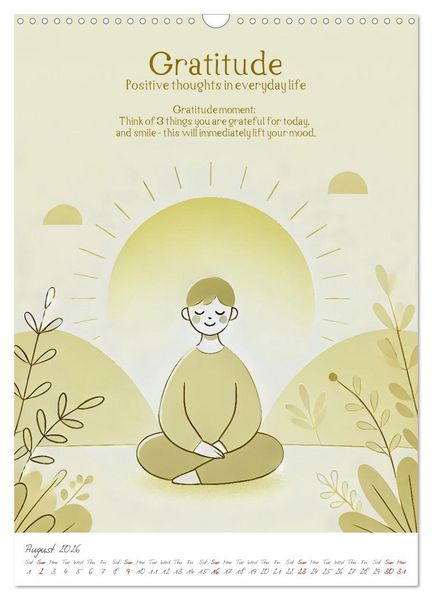 Produktbild: The anti-stress path - Monthly inspirations for more balance (Wall Calendar 2026 DIN A3 portrait), CALVENDO 12 Month Wall Calendar