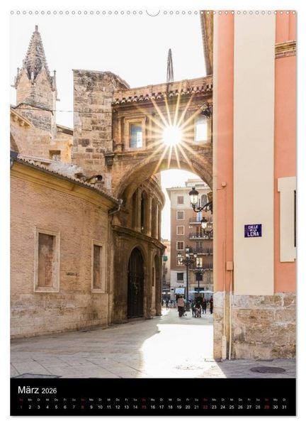 Produktbild: Valencia entdecken (Wandkalender 2026 DIN A2 hoch), CALVENDO Monatskalender