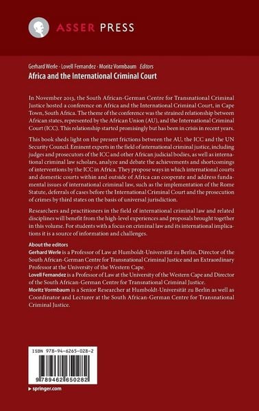 Produktbild: Africa and the International Criminal Court