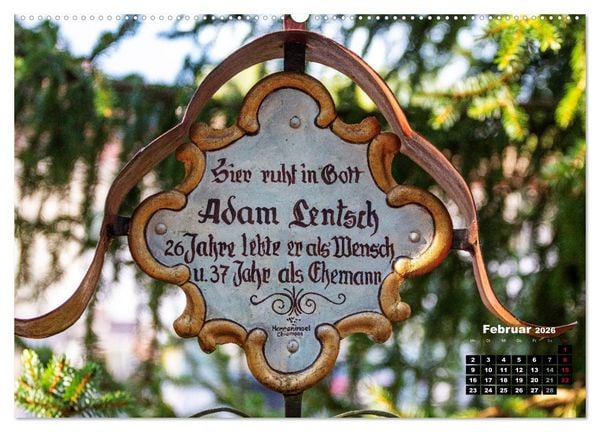 Produktbild: Lustige Marterlspr&uuml;che (Wandkalender 2026 DIN A2 quer), CALVENDO Monatskalender