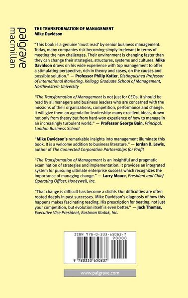 Produktbild: The Transformation of Management
