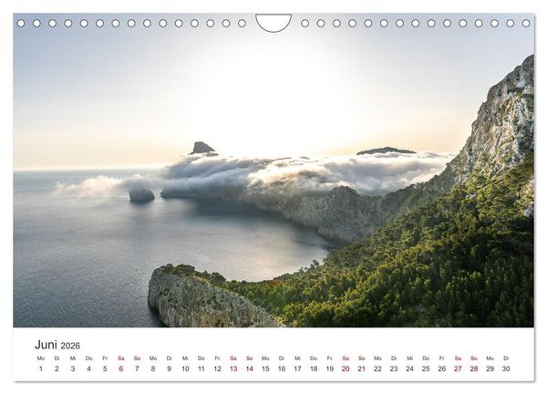 Produktbild: Mallorca - Eine traumhafte Reise nach Spanien. (Wandkalender 2026 DIN A4 quer), CALVENDO Monatskalender