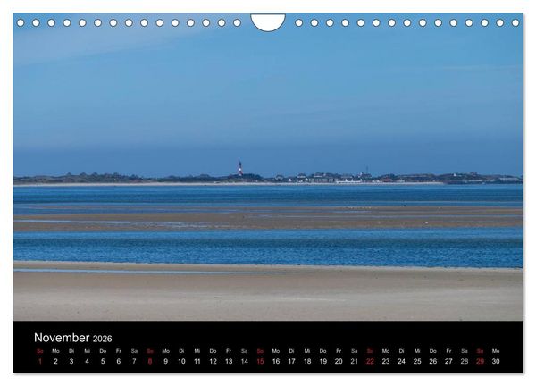 Produktbild: Amrumer Impressionen (Wandkalender 2026 DIN A4 quer), CALVENDO Monatskalender