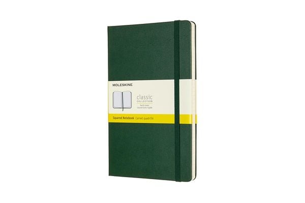 Moleskine Notizbuch Large/A5, Kariert, Myrtengrün, Notizbuch von , Moleskine, 8058647629087