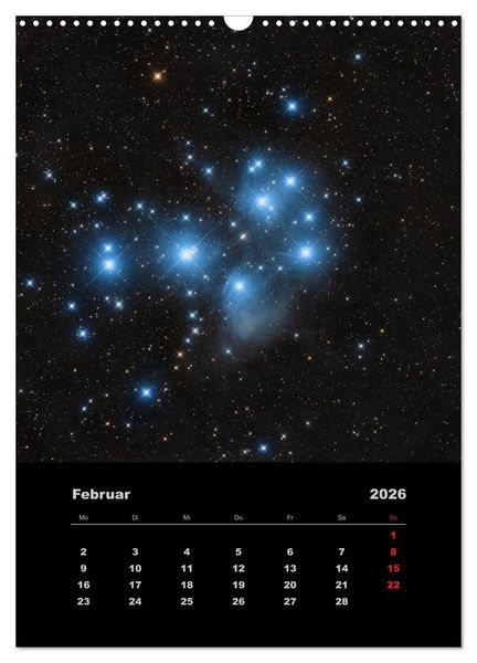 Produktbild: Astronomie 2026 (Wandkalender 2026 DIN A3 hoch), CALVENDO Monatskalender