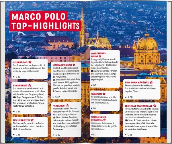 Produktbild: MARCO POLO Reiseführer Budapest