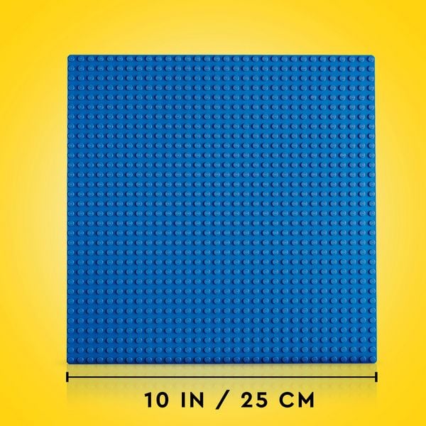 Produktbild: LEGO Classic 11025 Blaue Bauplatte, Grundplatte f&uuml;r LEGO Sets, 32x32 Noppen, in 25x25 cm