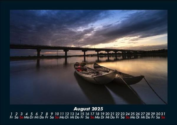 Produktbild: Boote 2025 Fotokalender DIN A5