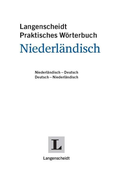 Produktbild: Langenscheidt Praktisches W&ouml;rterbuch Niederl&auml;ndisch