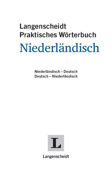 Produktbild: Langenscheidt Praktisches W&ouml;rterbuch Niederl&auml;ndisch