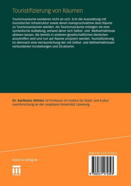 Produktbild: Touristifizierung von R&auml;umen
