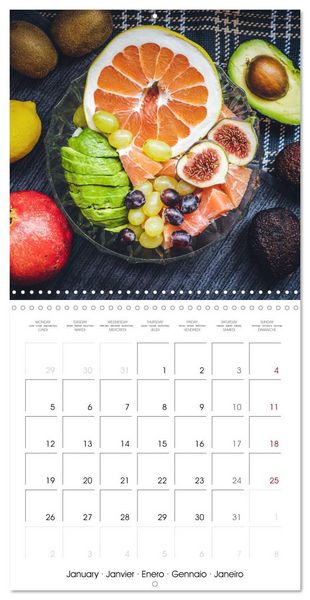 Produktbild: Healthy Bowls - Good Food (Wall Calendar 2026 12 &times; 12 Inch) CALVENDO 12 Month Wall Calendar