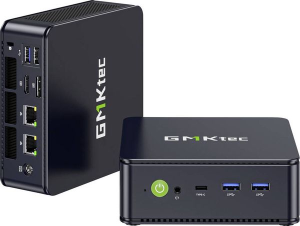 Produktbild: GMKtec Mini PC M6 Ultra-2 AMD Ryzen 5 7640HS (32+512GB) AMD Ryzen 5 7640HS 5.0GHz 32GB RAM 512GB SSD AMD Radeon&trade; 760M Win 11 Pro