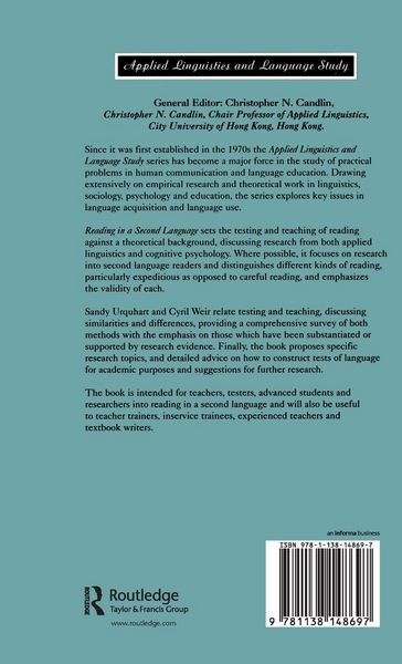 Produktbild: Reading in a Second Language