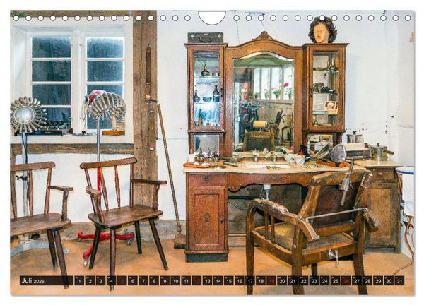 Produktbild: Traditionelles Handwerk, Werkst&auml;tten und Werkb&auml;nke im Focus (Wandkalender 2026 DIN A4 quer), CALVENDO Monatskalender