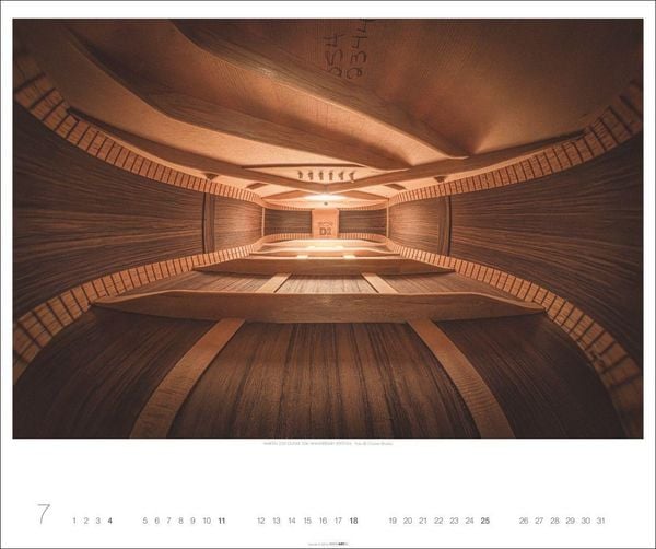 Produktbild: Architecture in Music Kalender 2027 - Musikinstrumente von innen