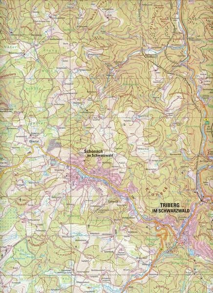 Produktbild: Triberg im Schwarzwald 1 : 25 000