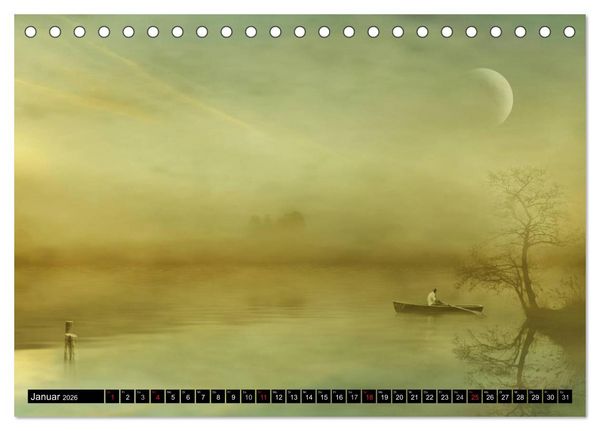 Produktbild: Traumwelten (Tischkalender 2026 DIN A5 quer), CALVENDO Monatskalender