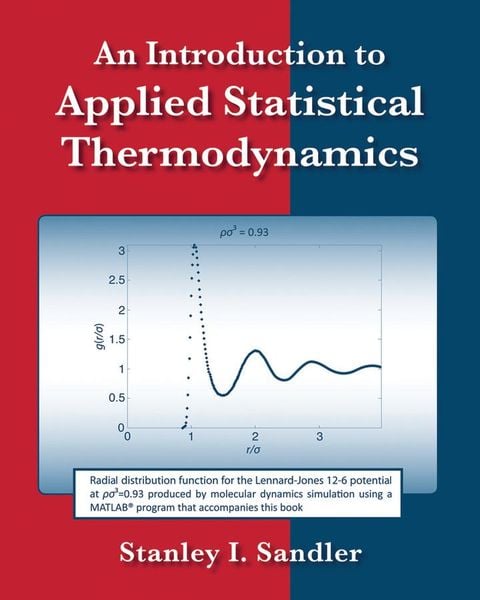 Produktbild: An Introduction to Applied Statistical Thermodynamics