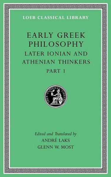 Produktbild: Early Greek Philosophy, Volume VI - Later Ionian and Athenian Thinkers, Part 1 L529