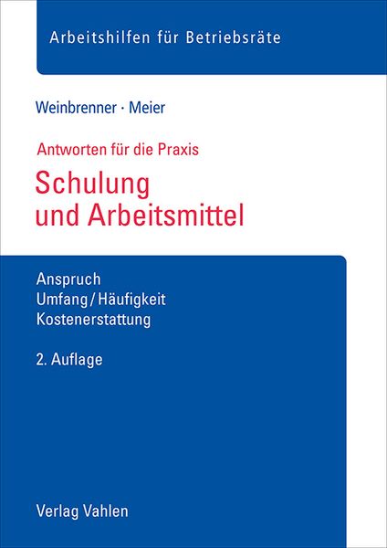 Produktbild: Schulung und Arbeitsmittel
