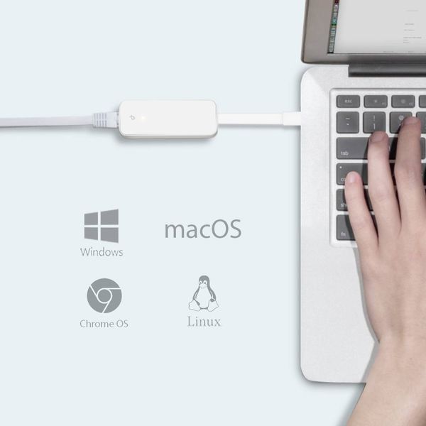 Produktbild: TP-LINK UE300C Netzwerkadapter 10 / 100 / 1000 MBit/s USB-C&reg;
