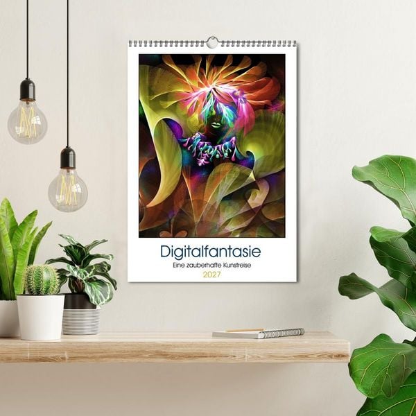 Produktbild: Digitalfantasie (Wandkalender 2027 DIN A3 hoch), CALVENDO Monatskalender