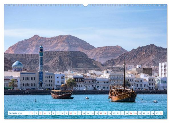 Produktbild: Oman - Ein Land aus 1001 Nacht (hochwertiger Premium Wandkalender 2026 DIN A2 quer), Kunstdruck in Hochglanz