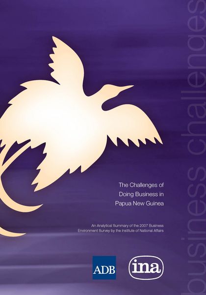 Produktbild: The Challenges of Doing Business in Papua New Guinea