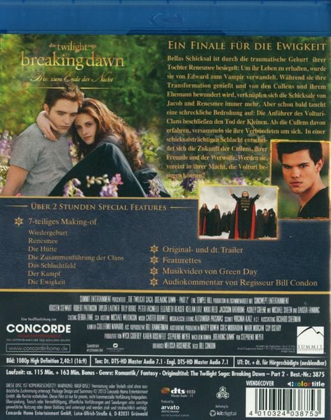 Produktbild: Breaking Dawn - Biss zum Ende der Nacht Teil 2 - Fan Edition [DE]