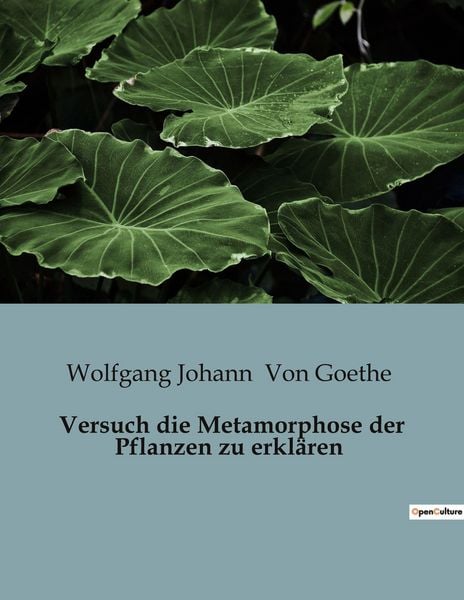 Produktbild: Versuch die Metamorphose der Pflanzen zu erkl&auml;ren