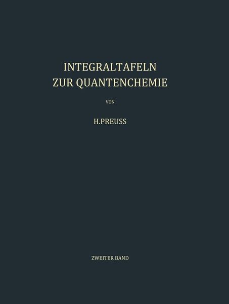 Produktbild: Integraltafeln zur Quantenchemie