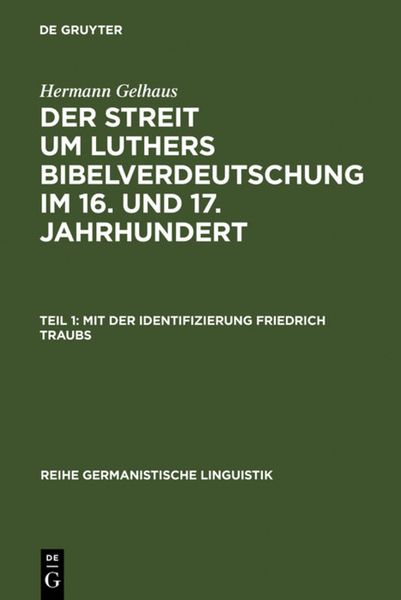 Produktbild: Mit der Identifizierung Friedrich Traubs