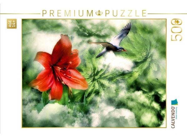 CALVENDO Puzzle Lilie Fire King | 500 Teile Lege-Größe 48 × 36 cm Foto-Puzzle für Erwachsene