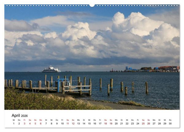 Produktbild: Insel Amrum - Ein Juwel unterm norddeutschen Himmel (Wandkalender 2026 DIN A2 quer), CALVENDO Monatskalender