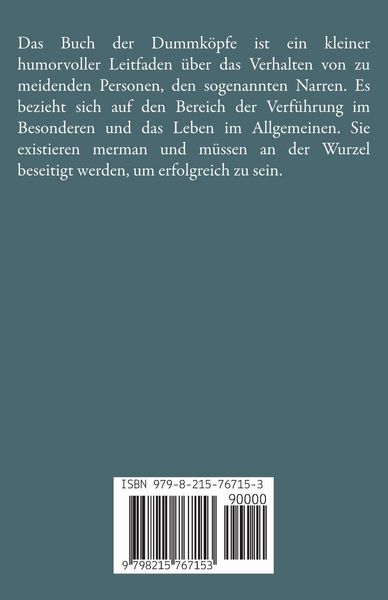 Produktbild: Das Buch der Dummk&ouml;pfe