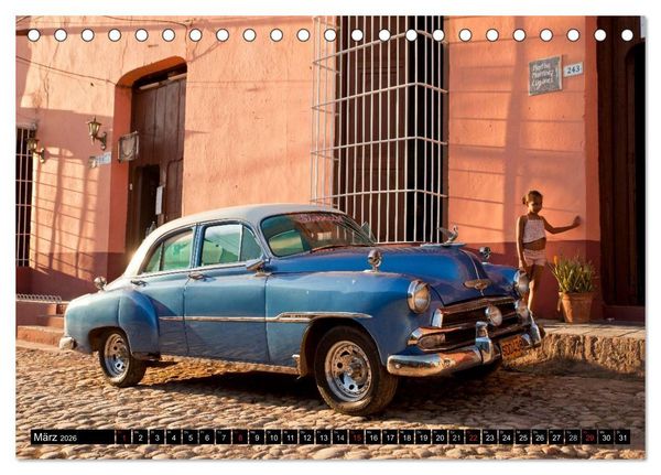 Produktbild: Classic Cars of Cuba (Tischkalender 2026 DIN A5 quer), CALVENDO Monatskalender